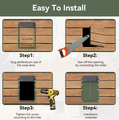 Automatic Door System For The Chicken Coop
