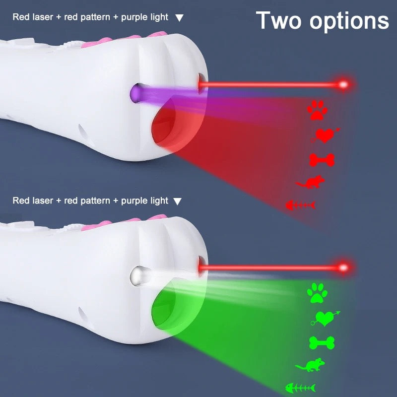 Laser Cat Teaser Interactive Toy