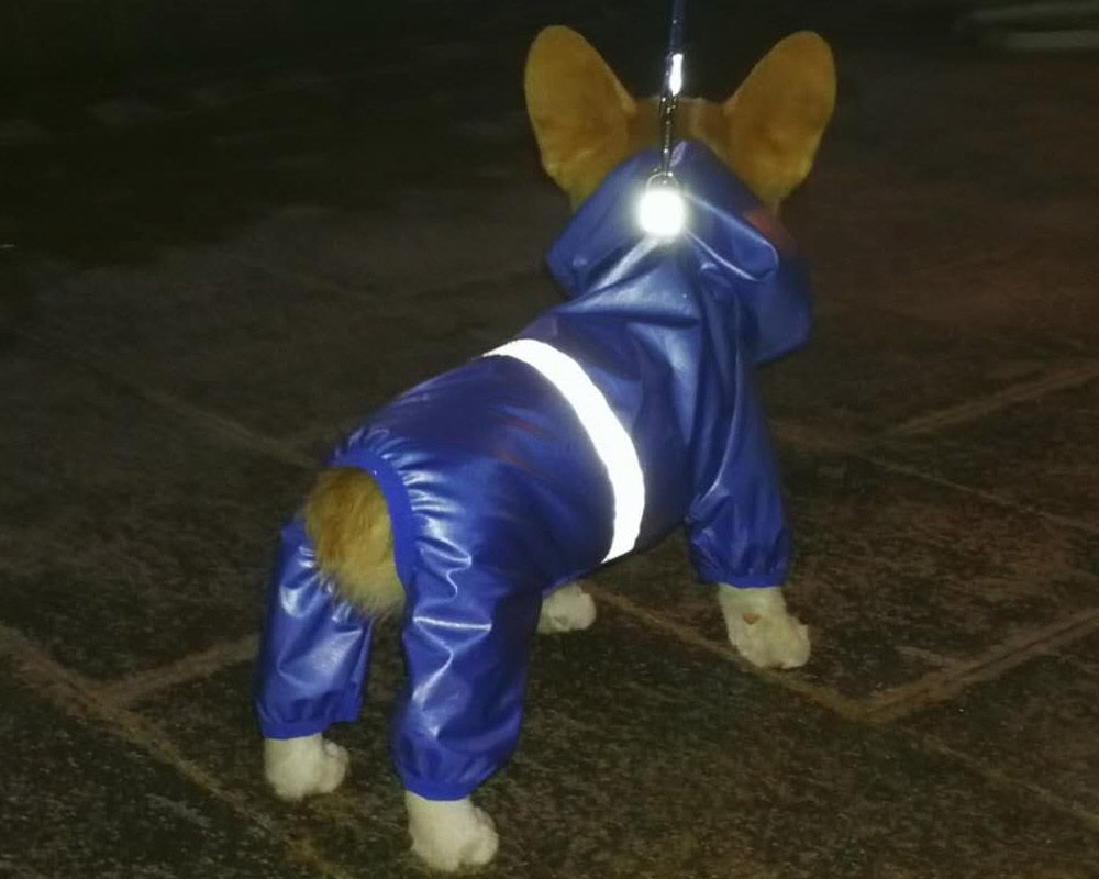 Reflective All-weather Waterproof Dog Rain Coat