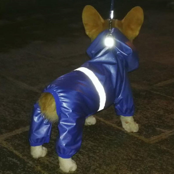 Reflective All-weather Waterproof Dog Rain Coat