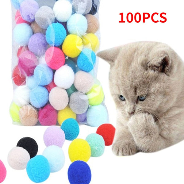 Cat Plush Silent Ball Gun Interactive Toy