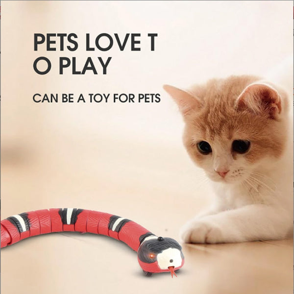 Smart Sensing Snake interactive Rechargeable Cat Toy