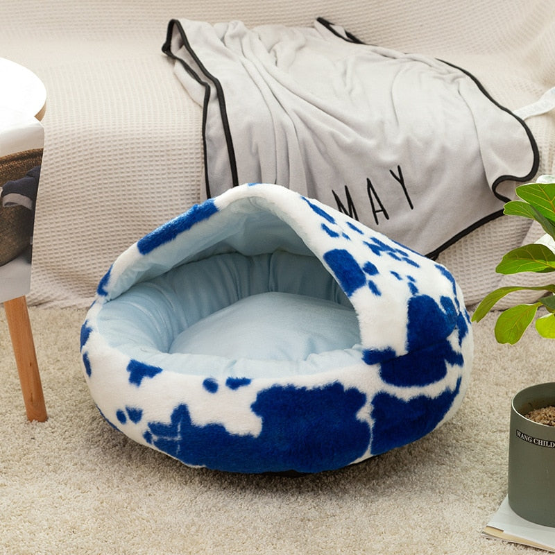 Plush Pet Cat Bed